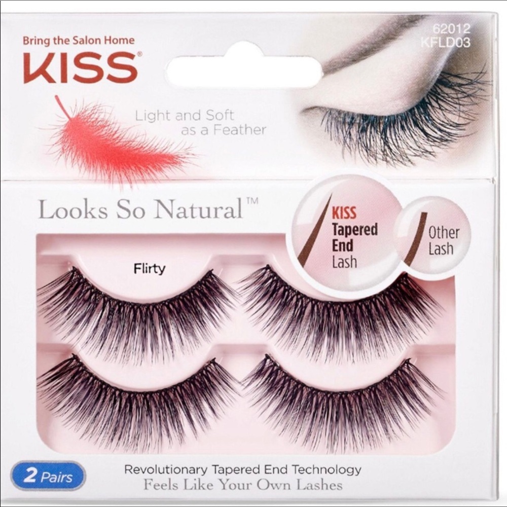 Kiss Looks so Natural Lashes - Flirty (2 boxes)